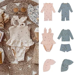 KS bañador de una pieza bebé con estampado cereza y limón