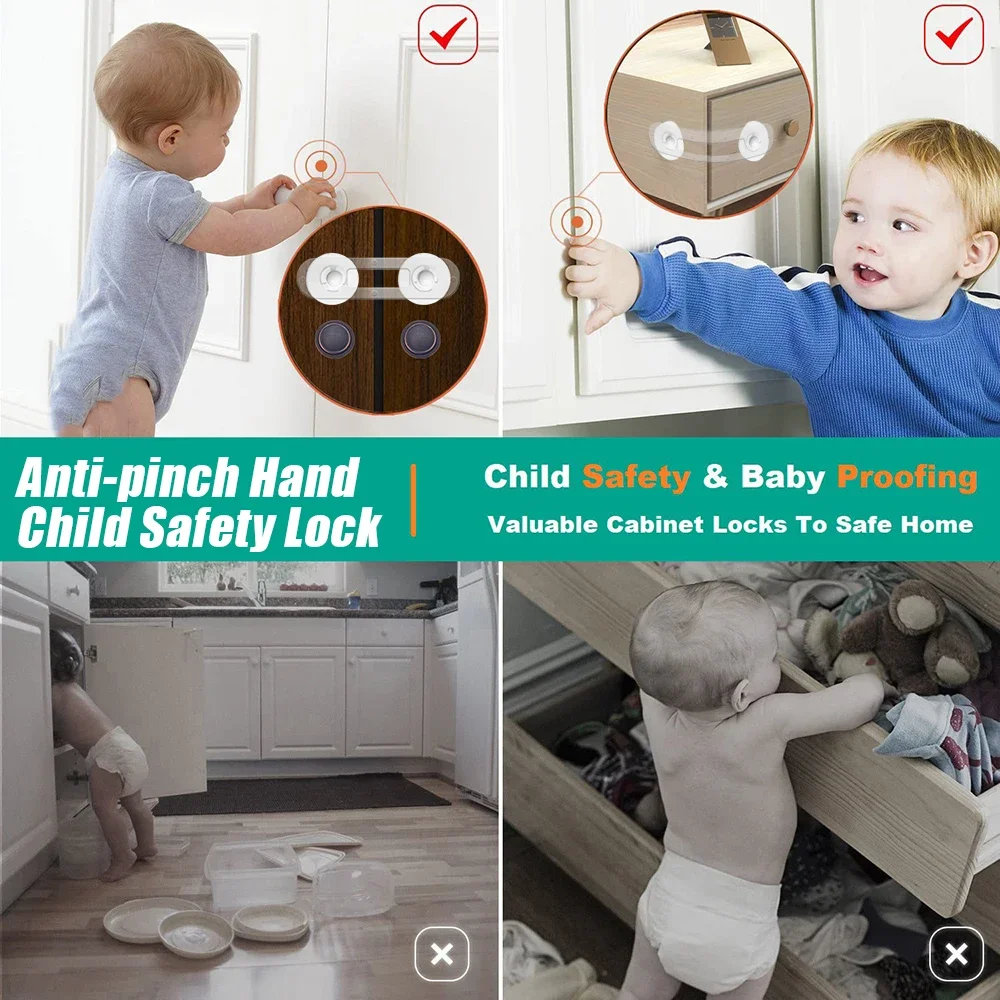 Cerraduras de seguridad para armarios y cajones – protección niños - imagen 4