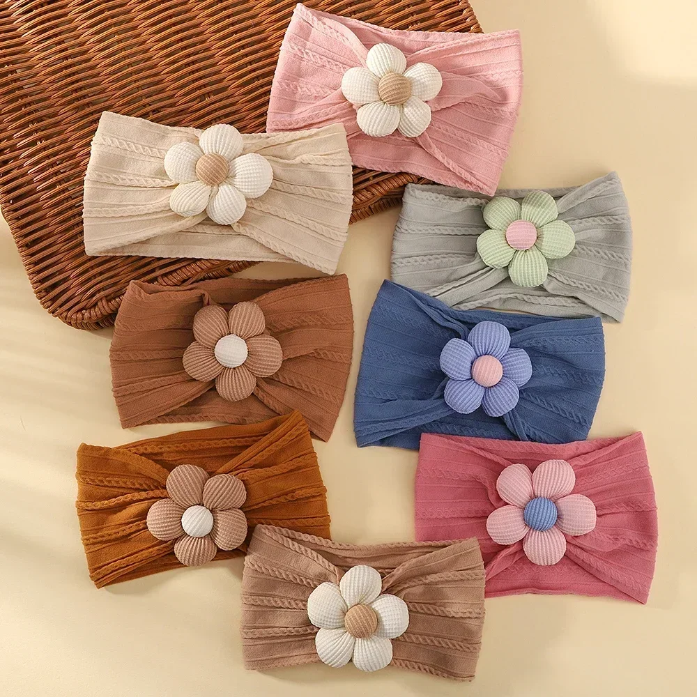 Diadema floral elástica - vista 1