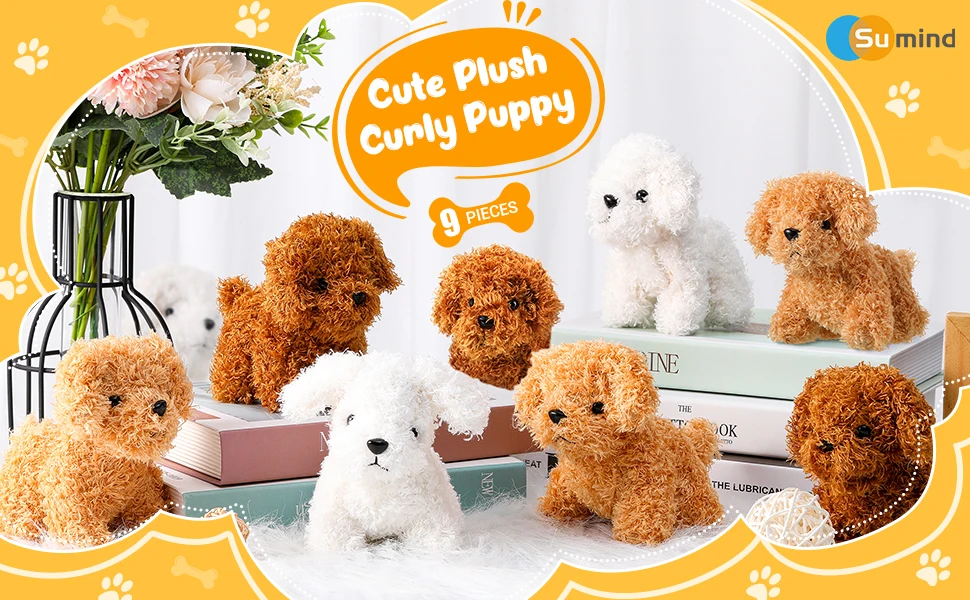 Detalle del rostro del perrito de peluche