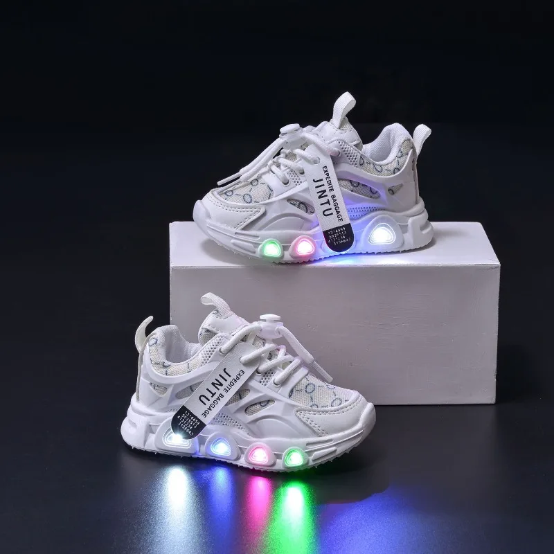 Zapatillas deportivas infantiles transpirables con suela flexible - imagen 4