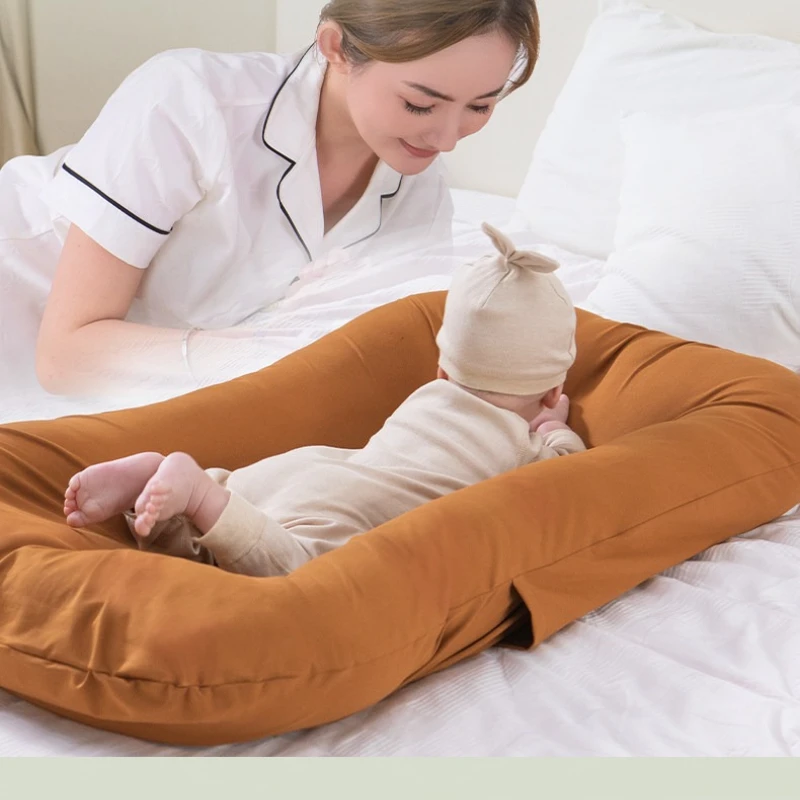 Cuna ajustable nido portátil de bebé para dormir con funda extraíble - imagen 3