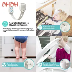 Cerraduras de seguridad para muebles infantiles - Pestillos ajustables