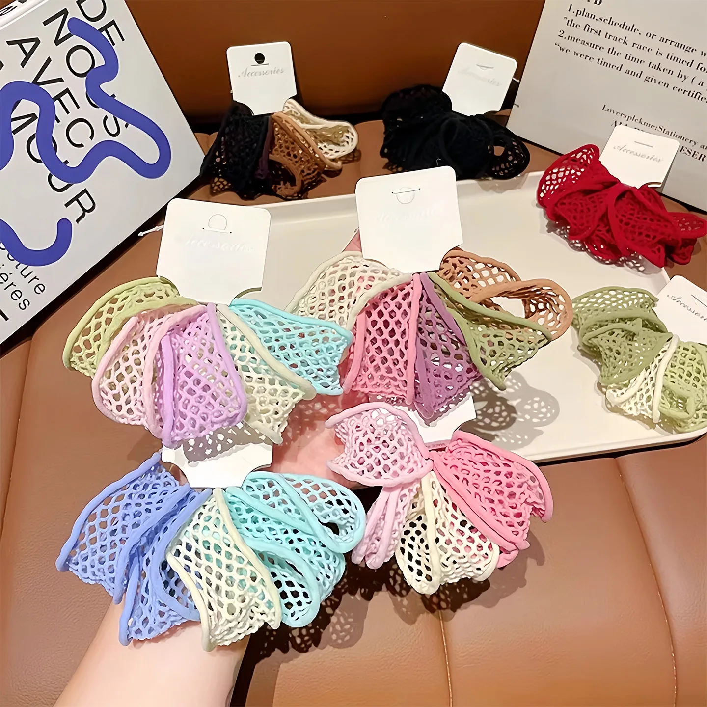 Diademas elásticas para niñas con colorido dulce y agarre firme