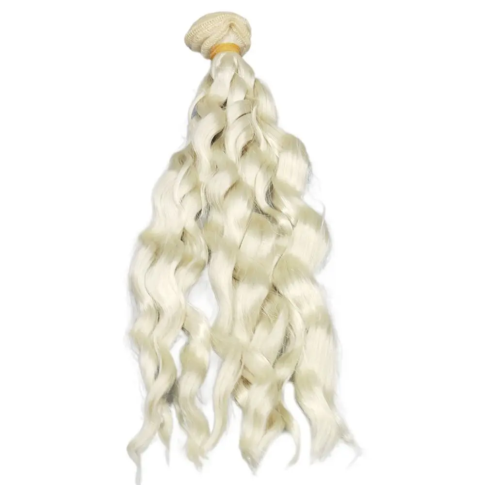 Cabello rizado para muñeca – Fibra de seda premium 1m - imagen 5