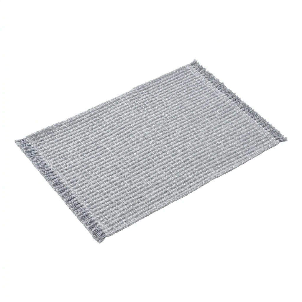 Alfombra de baño tejida premium con borlas, absorbente y duradera - imagen 5