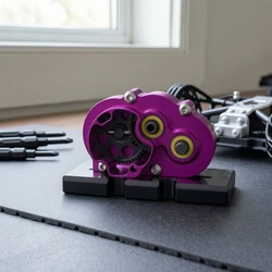 Caja de cambios RC metálica para todoterrenos de baja altura