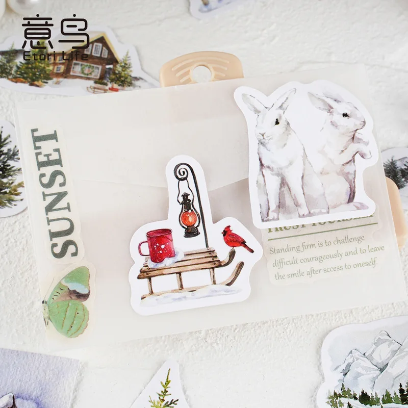 Pegatinas autoadhesivas decorativas para álbum infantil y diario - imagen 2