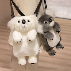Bolso de hombro de peluche con dibujos de animales para mujer