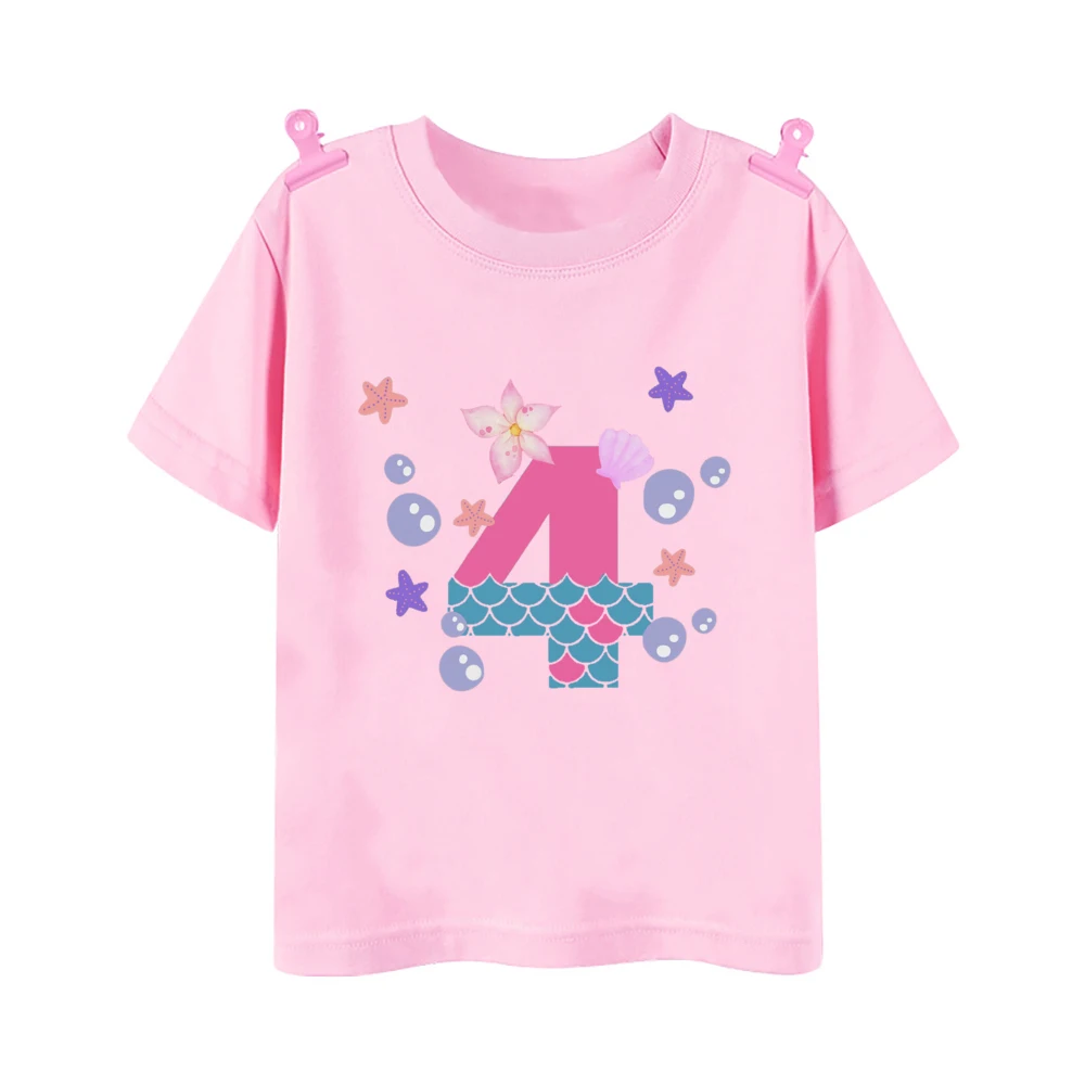 Sea Anima Camiseta de cumpleaños infantil 1-9 años - Tema oceánico - imagen 2