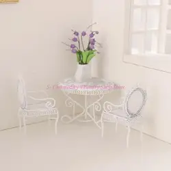 Muebles para casa de muñecas – Salón miniatura realista con detalles