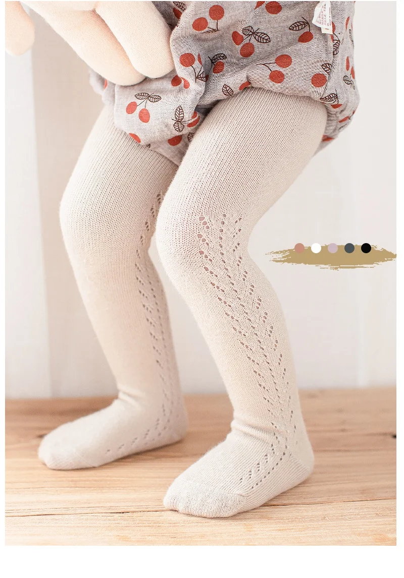 Medias de punto elástico para niñas
