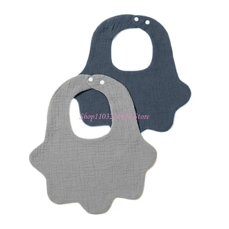 Baberos absorbentes para dentición de algodón suave para bebé - imagen 4