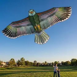 Espantapájaros de águila tipo cometa Papálla para jardín a cuadros