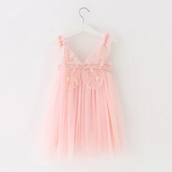 Vestido tutú para niña con alas y falda de baile