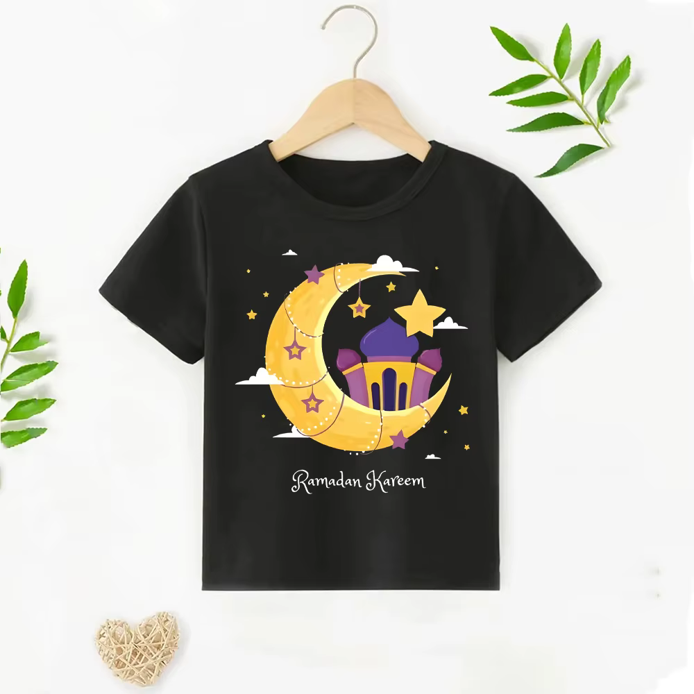 Camiseta infantil de Ramadán con estampado de luna - imagen 5