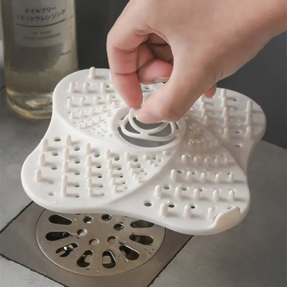 vvocci Filtro atrapapelos de silicona para desagüe antiolores - imagen 5