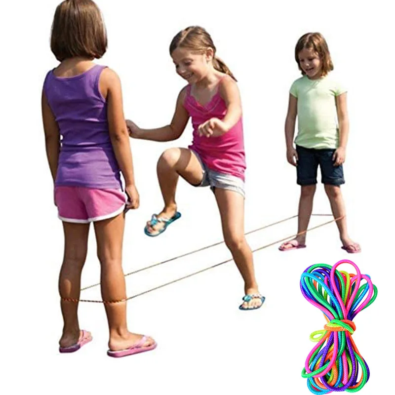 Goma elástica de salto para niños – Juguete deportivo arcoíris - imagen 4