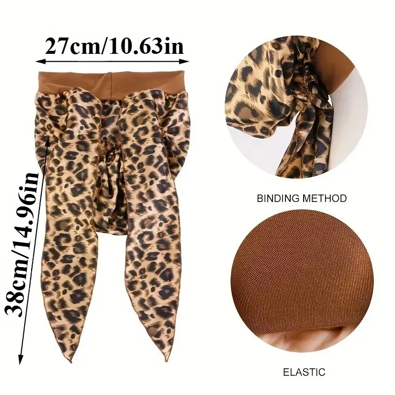 Gorro de dormir satinado para turbante con hijab envolvente mujer - imagen 5