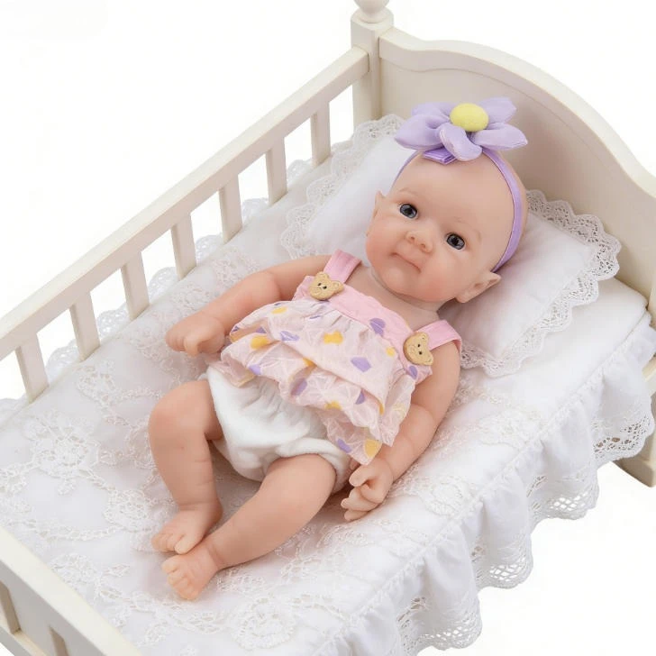 Muñeca reborn NPK Bettie de silicona sólida súper suave - imagen 3
