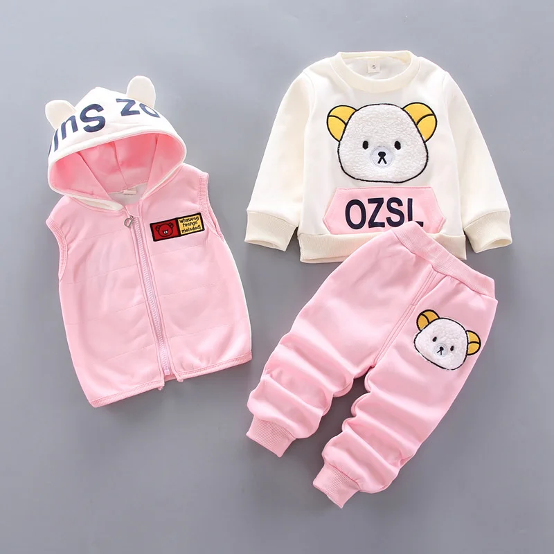 Conjunto de bebé con suéter y pantalón de invierno