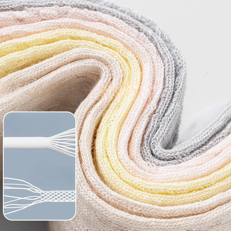 Calcetines ligeros de algodón fino – Transpirables para niña - imagen 5