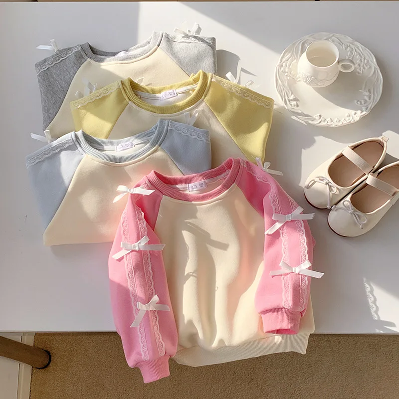 MILANCEL sudadera con capucha infantil de otoño rayas arco fino - imagen 4