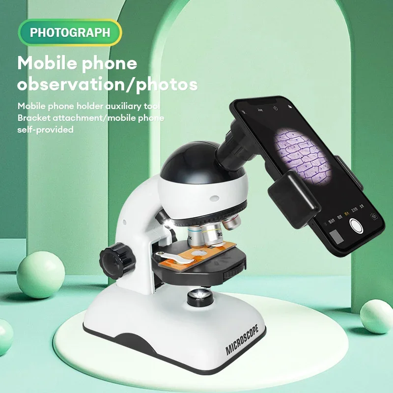 Microscopio HD con luz bidireccional para experimentos infantiles - imagen 2