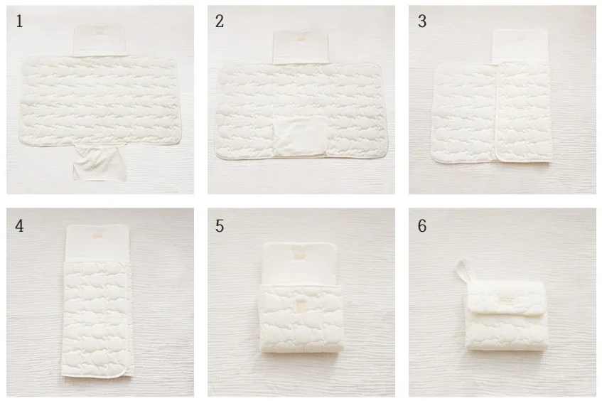 Detalle del material impermeable del cambiador