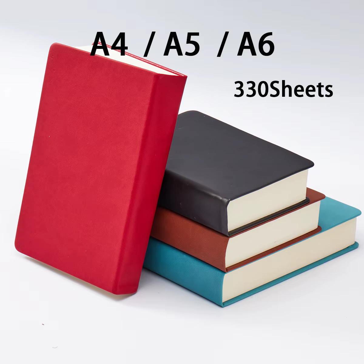 Cuaderno de piel sintética con cubierta suave y páginas en blanco