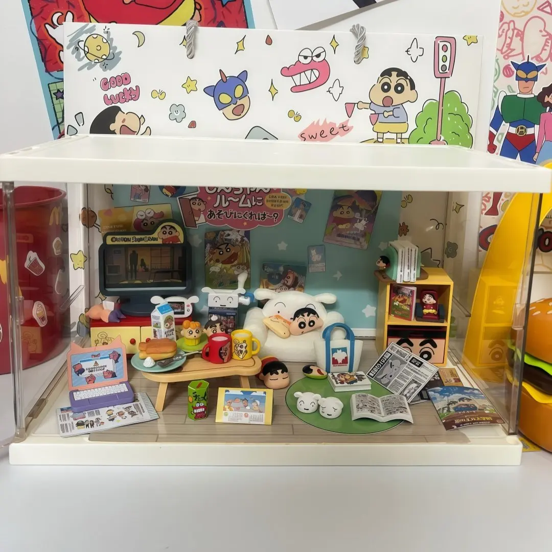 Re-ment Crayon Shinchan - Sofa miniatura para escritorio infantil