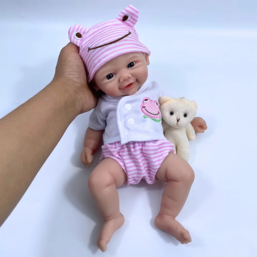 Muñeca Reborn de silicona Vivienne, cuerpo lavable para niña