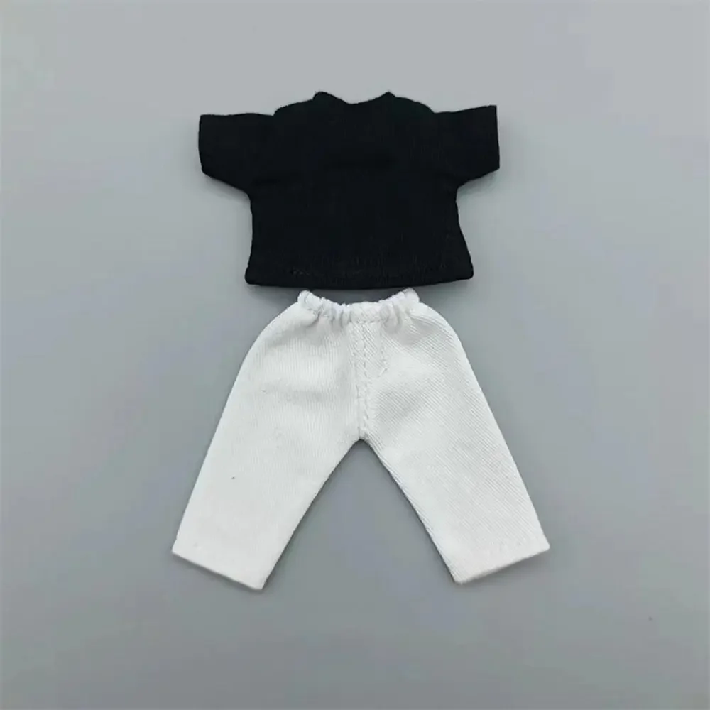 Pantalones vaqueros de muñecas OB11 con camiseta para manualidades