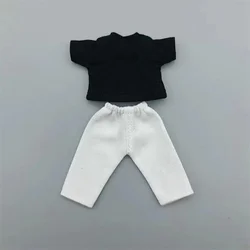 Pantalones vaqueros de muñecas OB11 con camiseta para manualidades