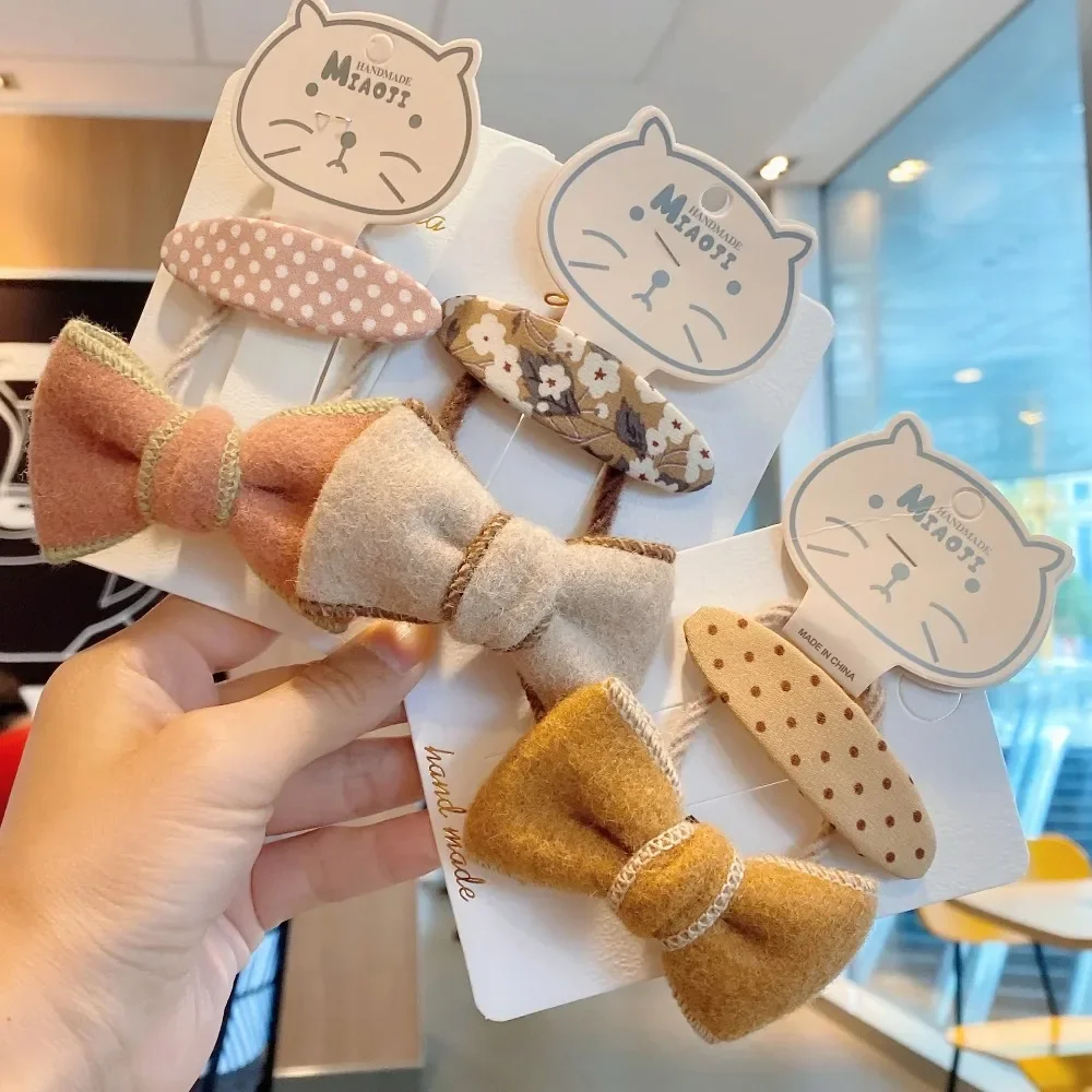 Diadema elástica para niños con lazo suave y colorido