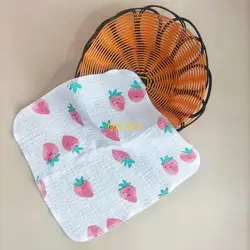 QX2D Toalla de saliva suave para bebé, limpieza diaria