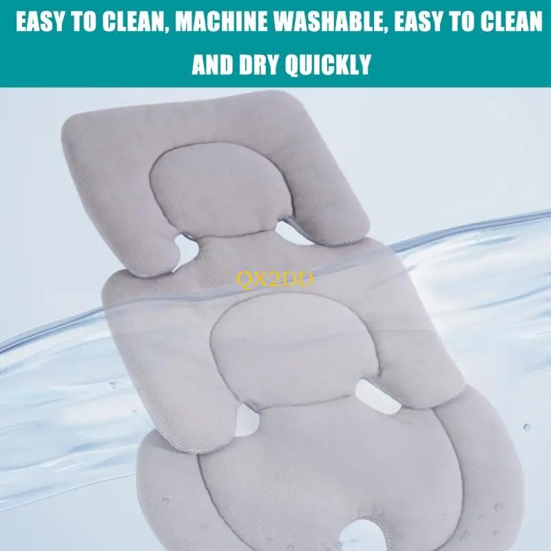 QX2D Cojín suave para silla de bebé, uso en coche y comedor - imagen 4