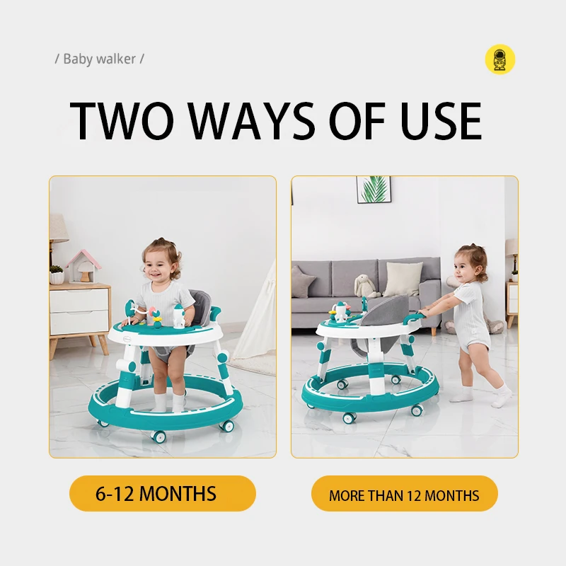 Andador infantil plegable con música - Multifunción aprendizaje - imagen 2