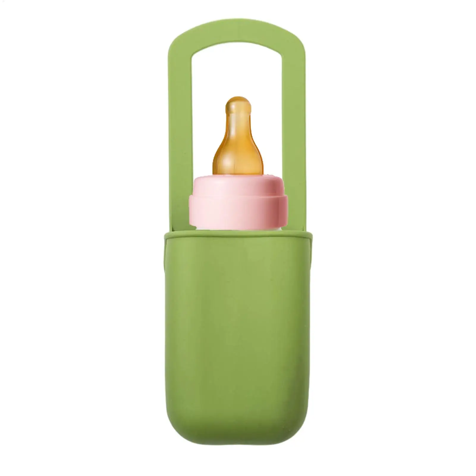 Portavasos de silicona para cochecito en color negro