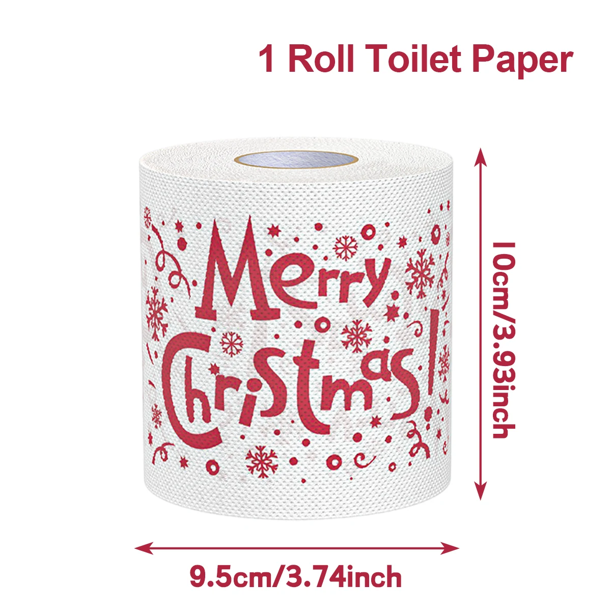 Rollo navideño en baño festivo