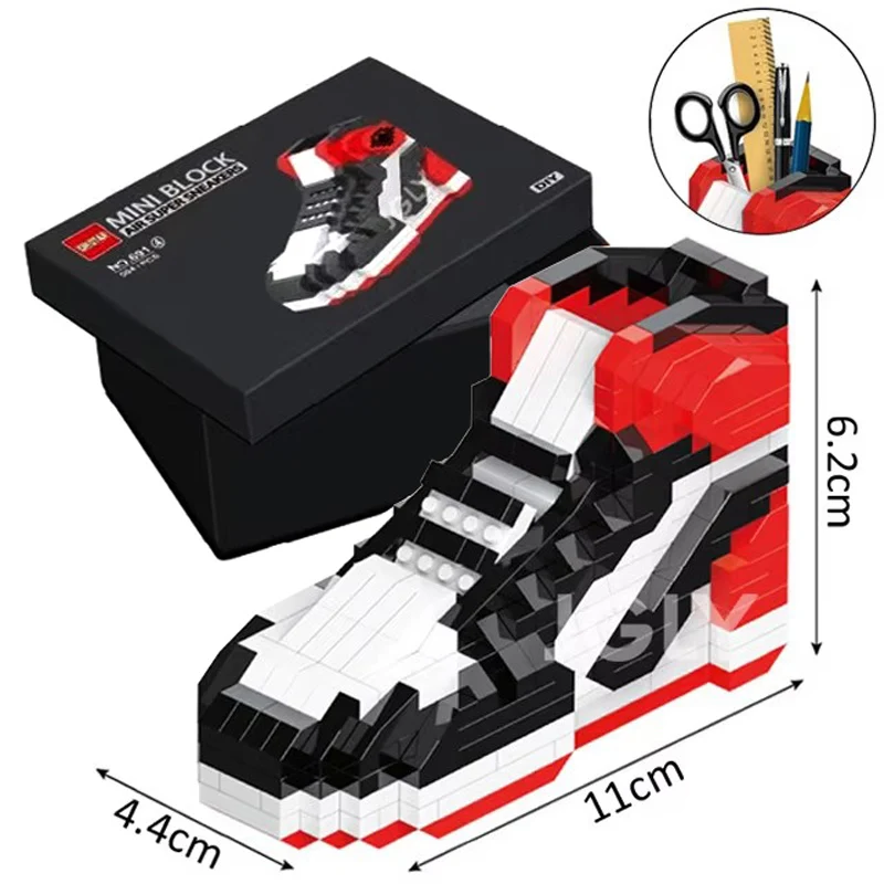 Bloques de construcción zapatillas baloncesto Anime para niños - imagen 2