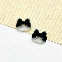 Botones de gato en resina 12 mm para ropa infantil - Calico y tuxedo