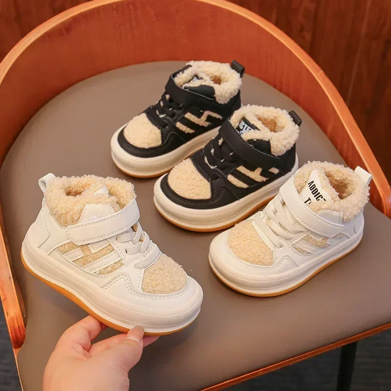 Botas de nieve térmicas acolchadas para niños y niñas - imagen 3