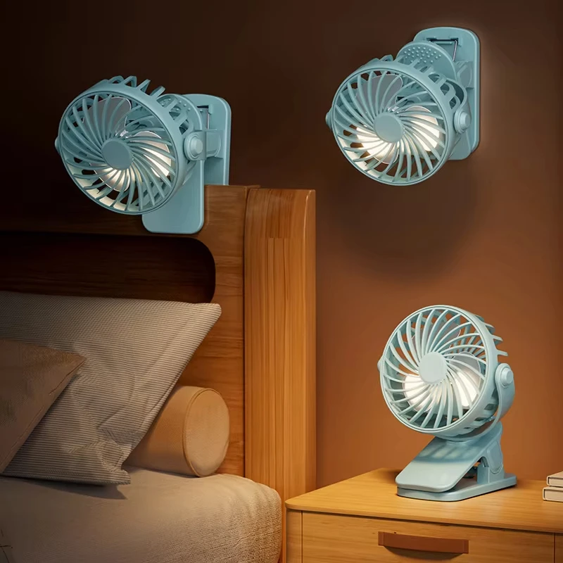 Ventilador portátil recargable para carrito de bebé, mano y hogar - imagen 3