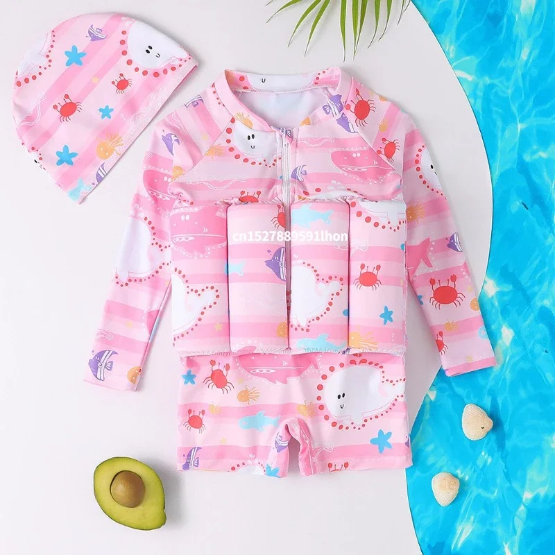 Traje de baño flotante infantil de una pieza con dibujos - imagen 2