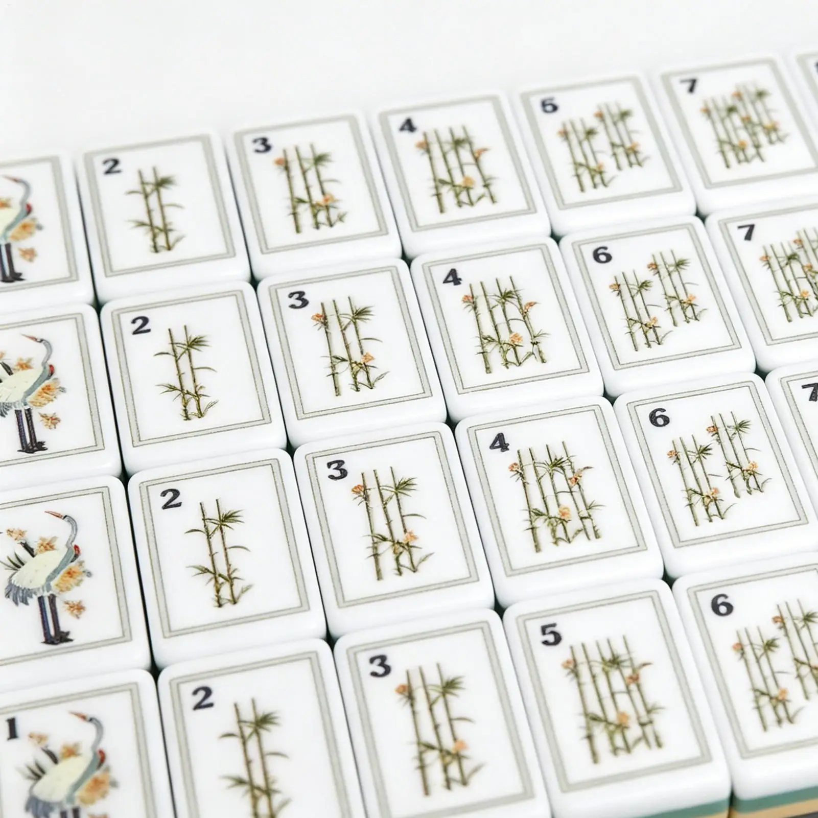 Juego de mahjong de acrílico grabado con dados para familia - imagen 2