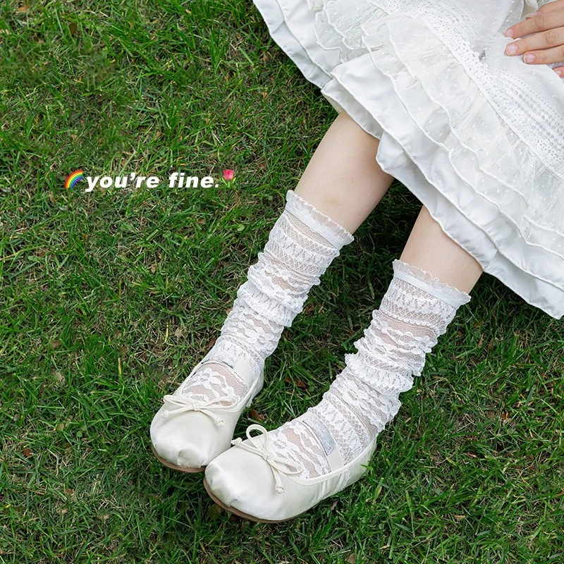 Summwe calcetines transpirables de punto Jacquard para niño y niña - imagen 5