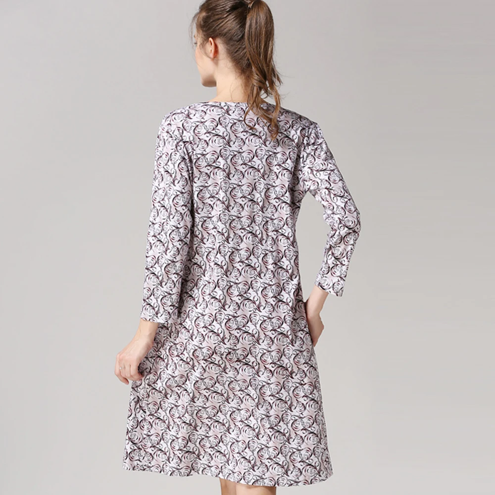 Vestido de lactancia de primavera para embarazo posparto cómodo - imagen 5