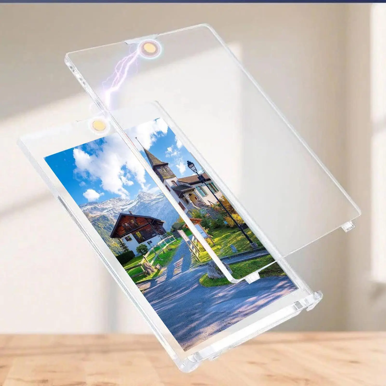 Estuche tarjetas béisbol con fundas magnéticas para niños - imagen 4