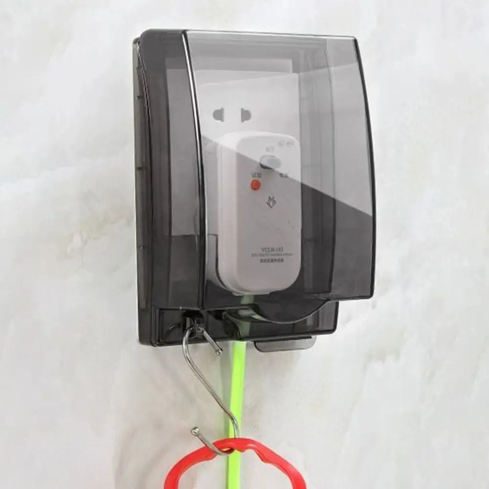 Tapa autoadhesiva para enchufe eléctrico estanca con protección baño